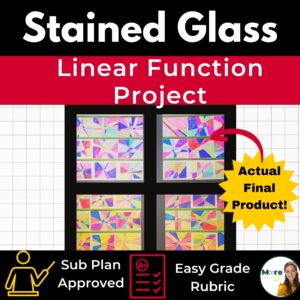 Cover of the Stained Glass Linear Function Project