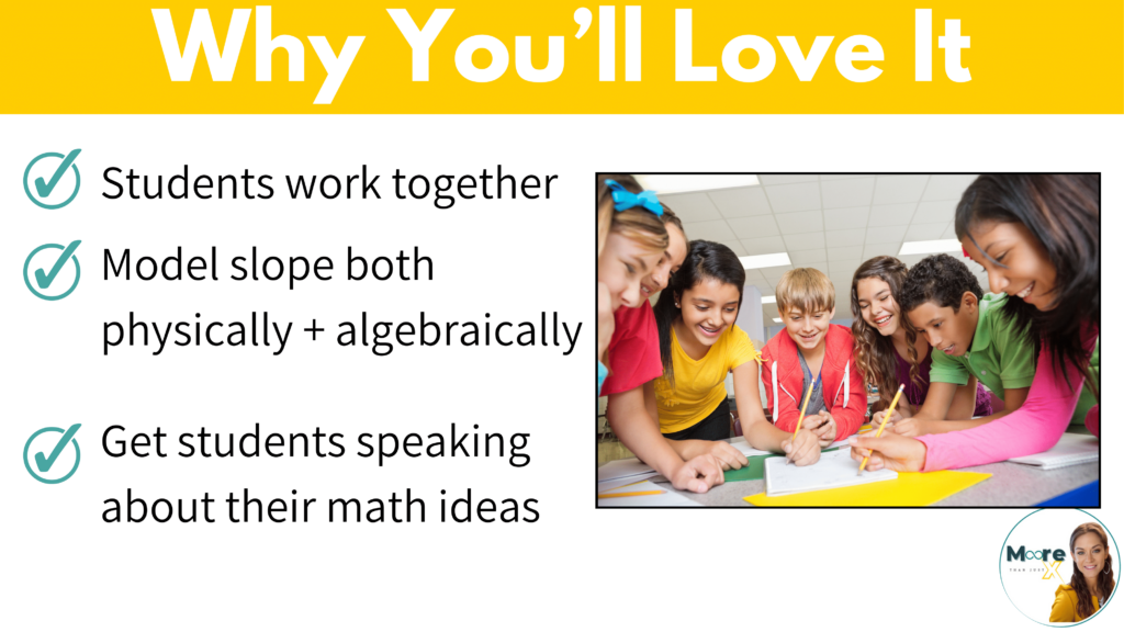 How to teach slope why students love Race to the Finish