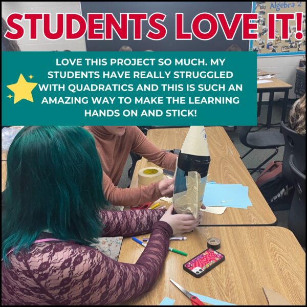 The Rocket Project: Quadratic Functions Project - Image 3